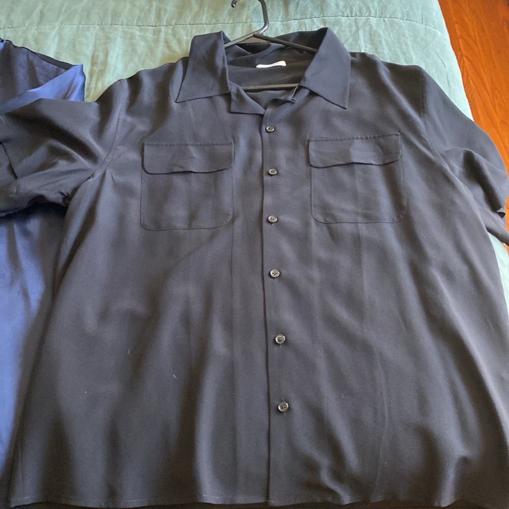 LILYSILK NWOT Button down, short sleeve 100% silk shirt